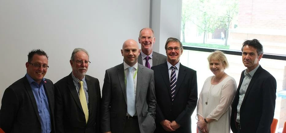Andy Sorsby, Tim Binns, David Grimes (Head of Sheffield City Region Growth Hub), Jim Goodare, Jim Sc