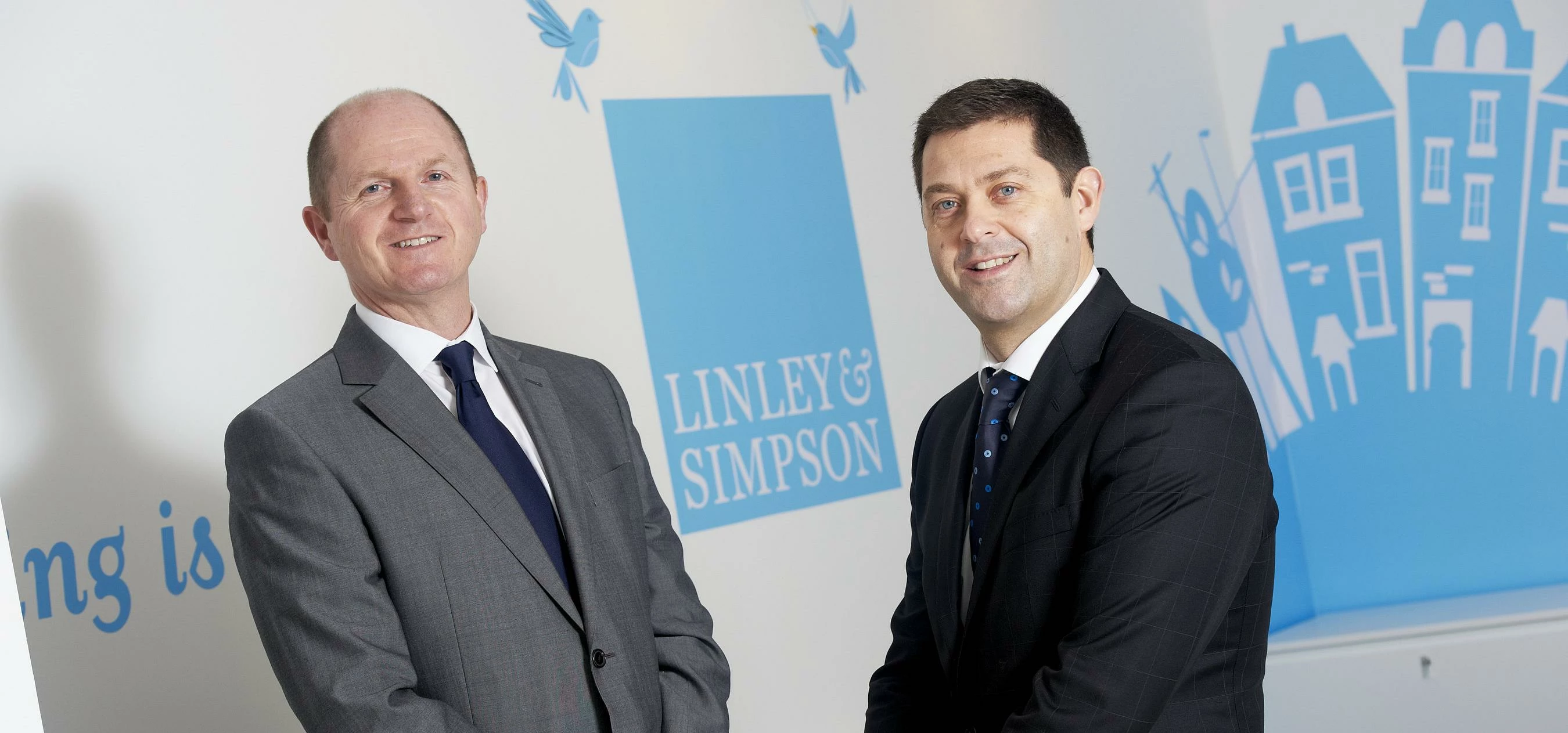 Will Linley and Nick Simpson, founders of in dependent residential letting agents Linley & Simpson, 