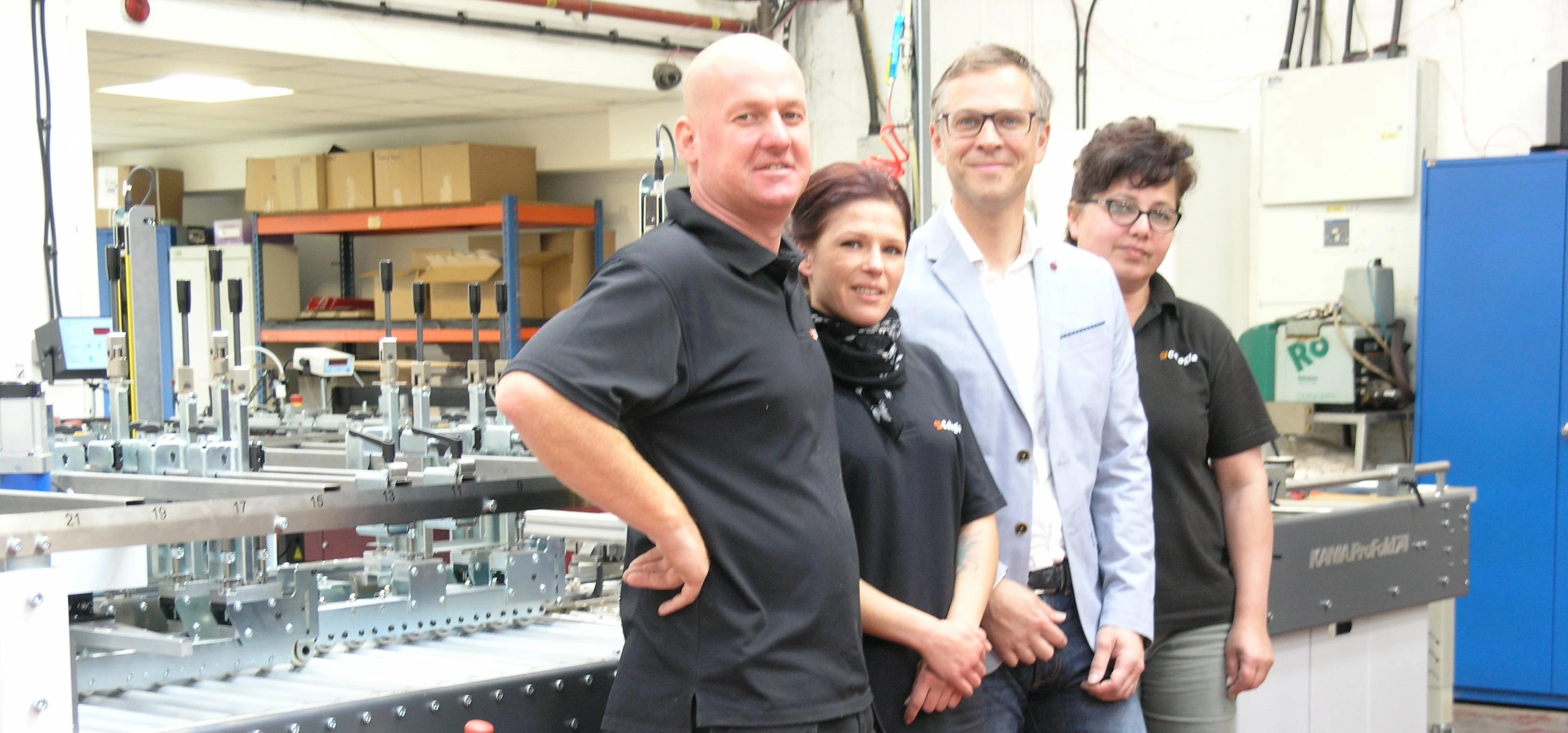 The new folderworks machine in Leeds