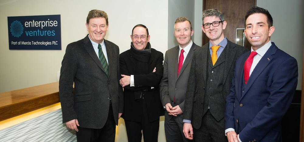 L-R: Jonathan Diggines, Sir Howard Bernstein, Damian McGann, Mark Payton and Mike Rose