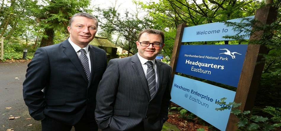 John McCabe, managing director of Round Table Solutions (left) and Tony Gates, chief executive of No