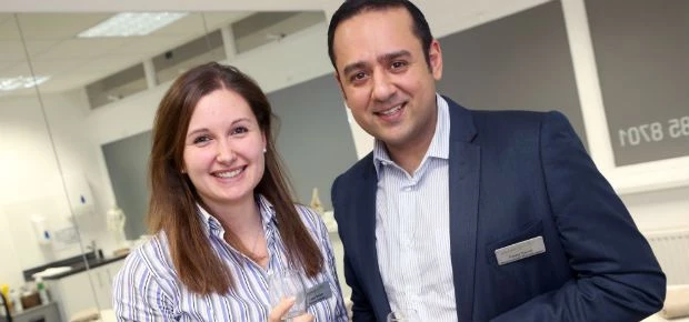PML business manager Laura Barker and MD Neeraj Nayyar