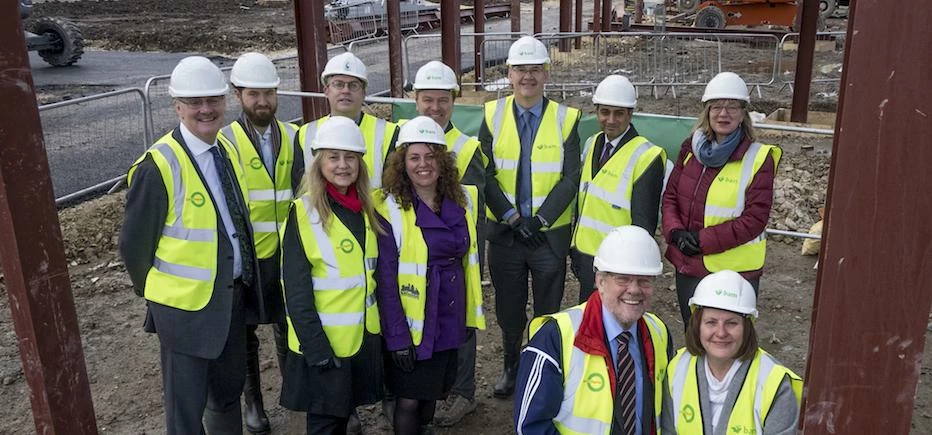 Rt. Hon. Richard Caborn, Project Lead, Olympic Legacy Park, with Cllr Julie Dore, Leader, Sheffield