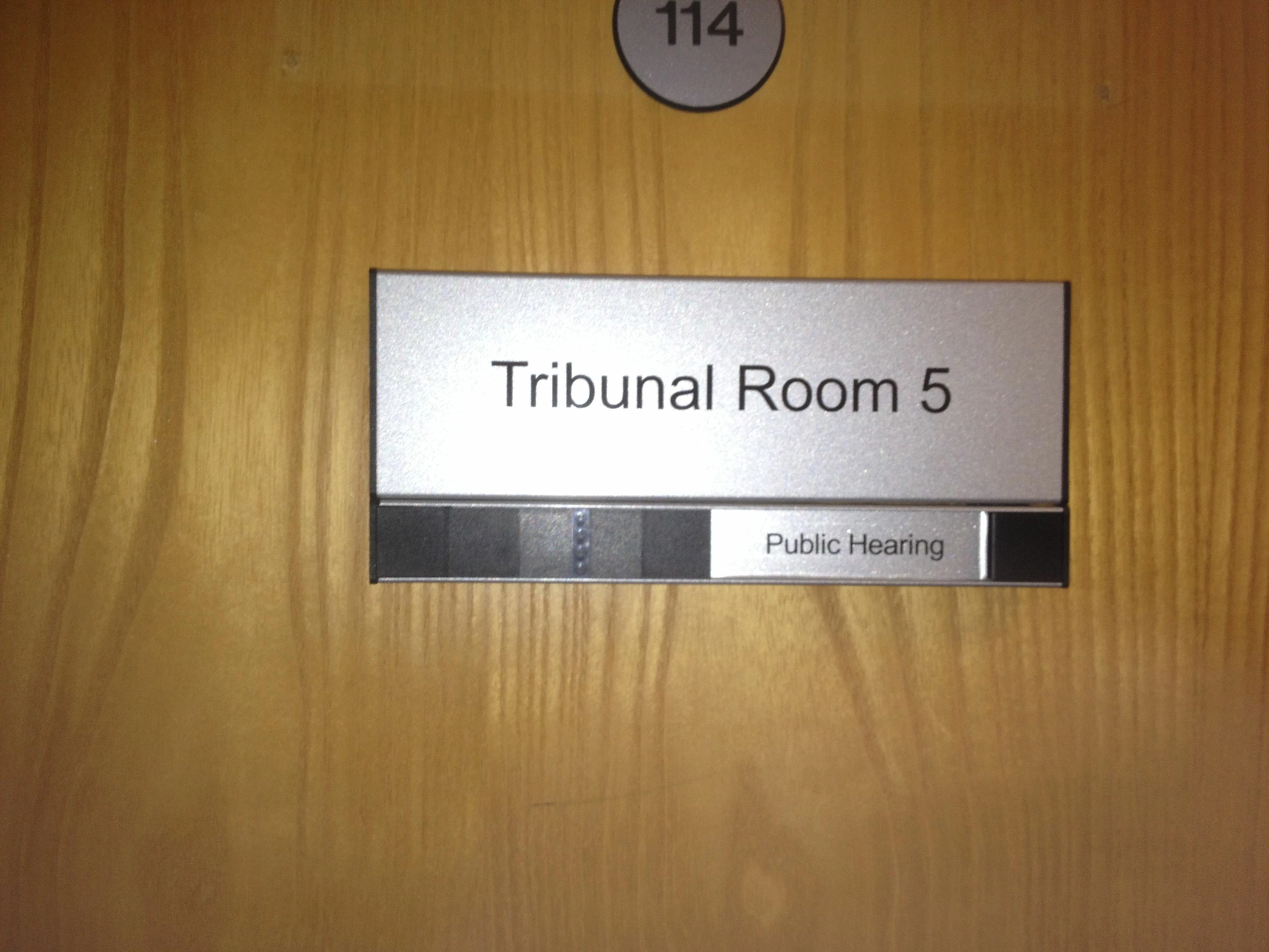 employment tribunal room