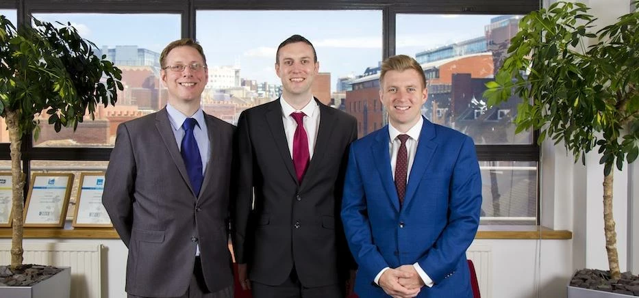 Steve Spittlehouse, Mark Green and Josh Holmes of Carter Towler.