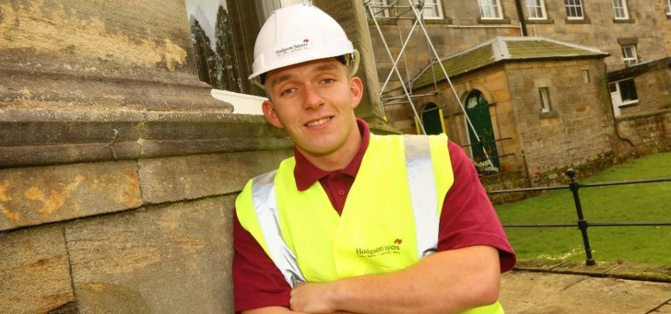 Paul James, apprentice at Hodgson Sayers