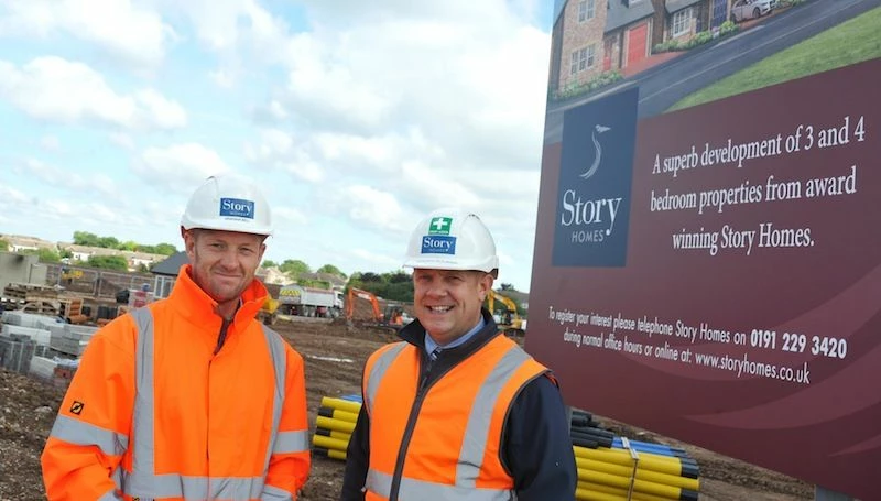 Julian Bulman and Graham Bell of Story Homes