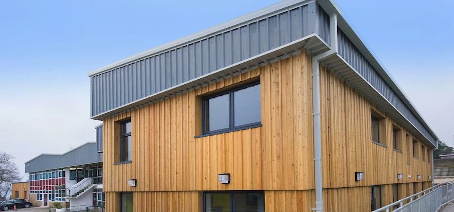 The new multi-million pound facilities at Eldwick Primary School. 