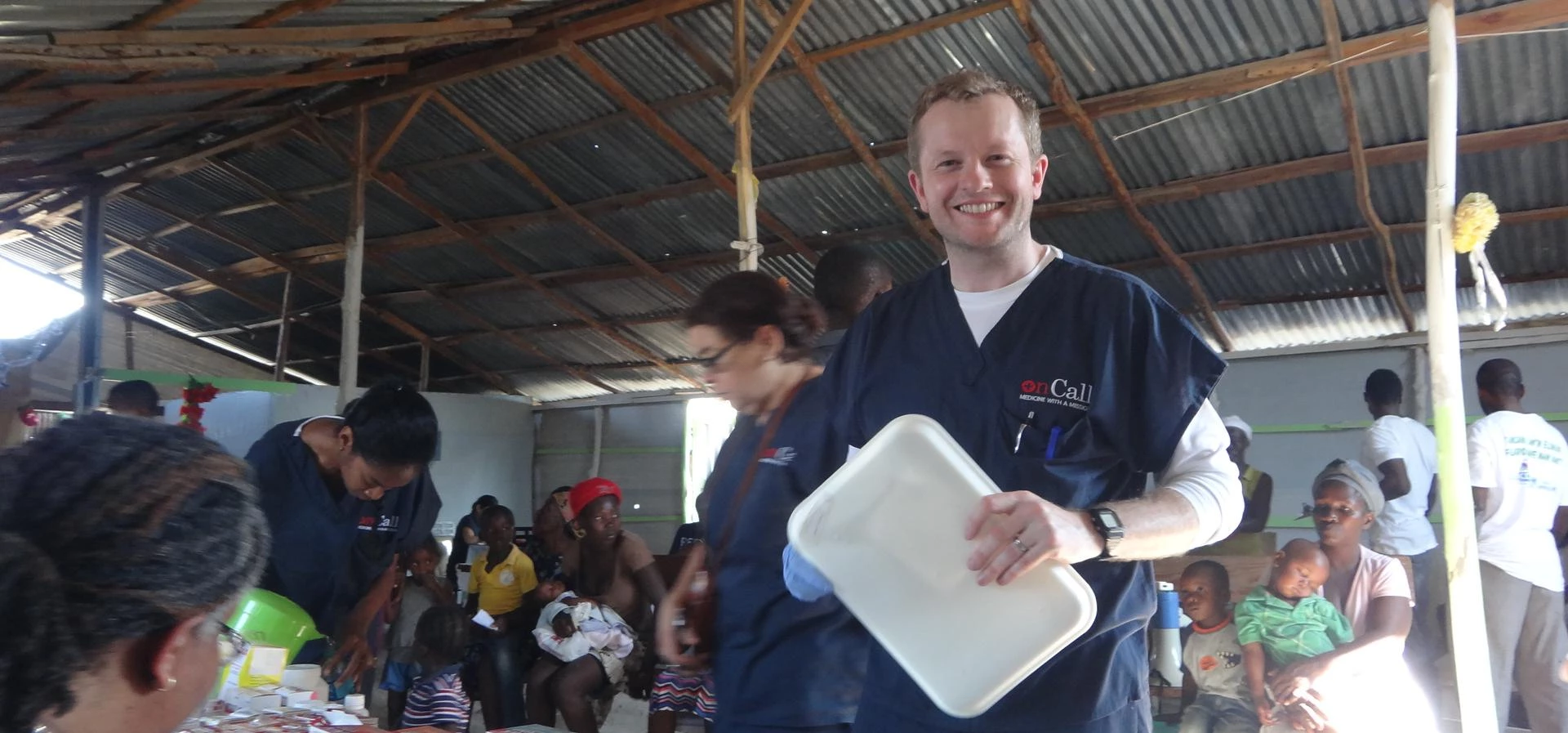 Ben Slaymaker in Haiti with OnCall