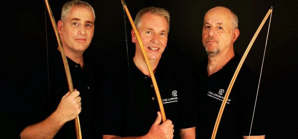 Jason Powell, Graham Higgs and Mike O'Sullivan of The Longbow Shop and Longbow Events 