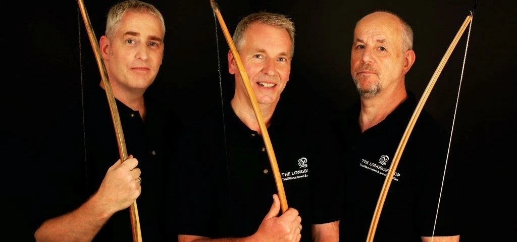 Jason Powell, Graham Higgs and Mike O'Sullivan of The Longbow Shop and Longbow Events