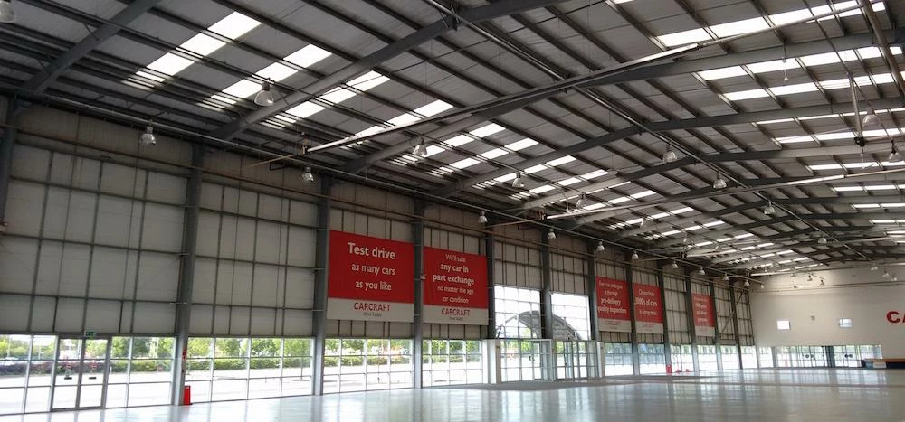 Inside the former Carcraft hypermarket