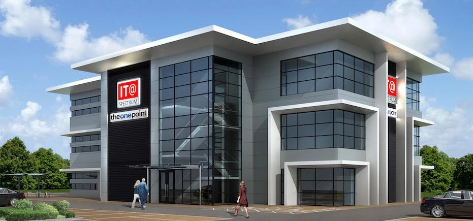 A CGI of the new IT@Spectrum site at Bridgehead.