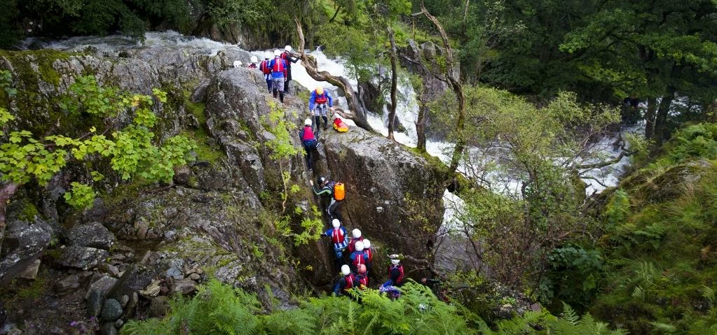 Team hike on NCS