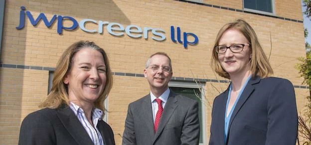 (L to R) New associate, Nicki Hutchinson;  JWPCreers managing partner, Nigel Clemit and new associat