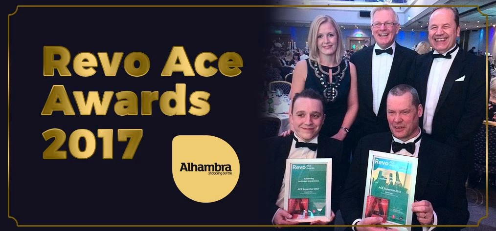 The Alhambra Shopping Centre wins two ACE Superstar Awards for excellent customer service 