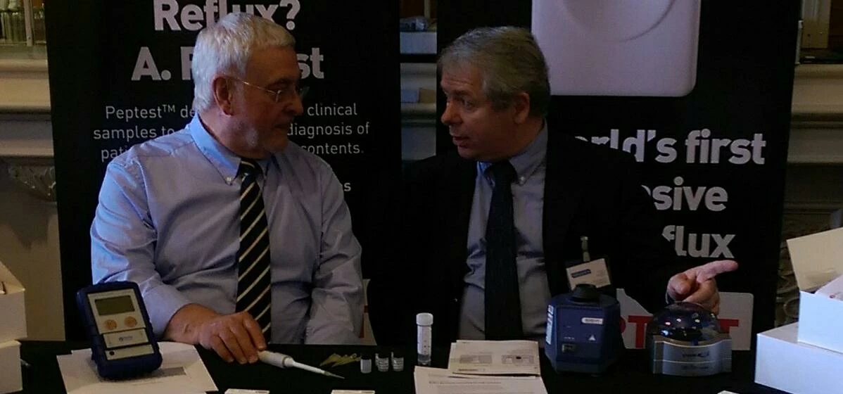 Professor Peter Dettmar and Paul Kavanagh in Ireland