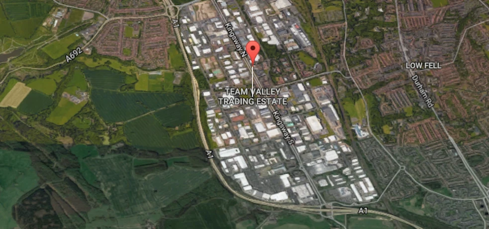 The firm was previously based on the Team Valley Trading Estate