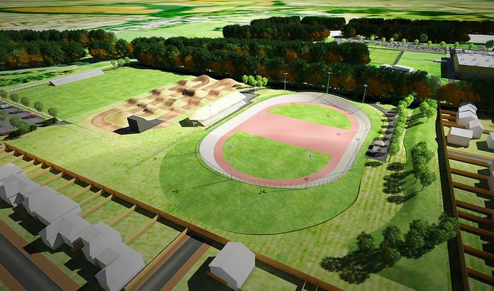 Artist's impression of Middlesbrough's Sport Village