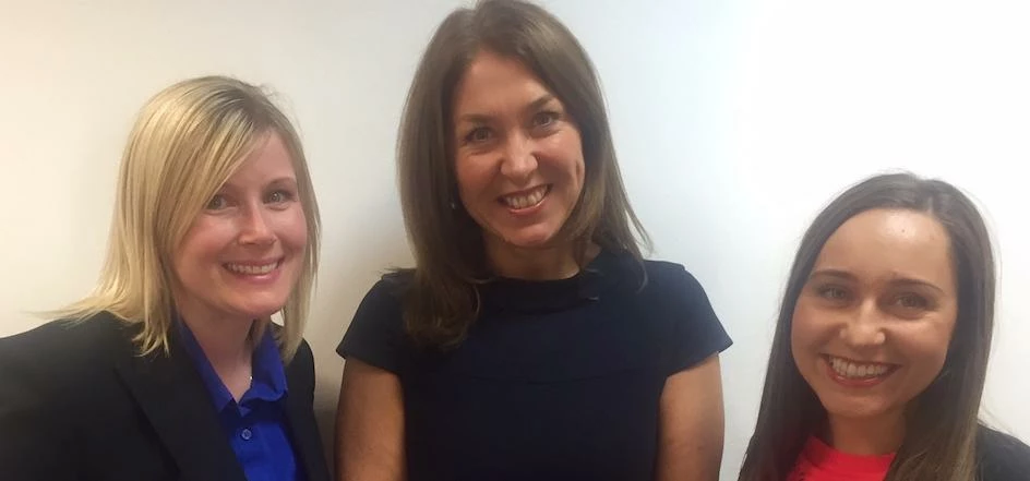 Left to right, AS Recruitment’s management team, Associate Director Nicola Marshall, Managing Direct