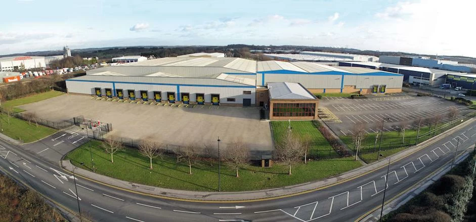 Wakefield Eurohub, the recently-refurbished 190,000 sq ft distribution warehouse. 