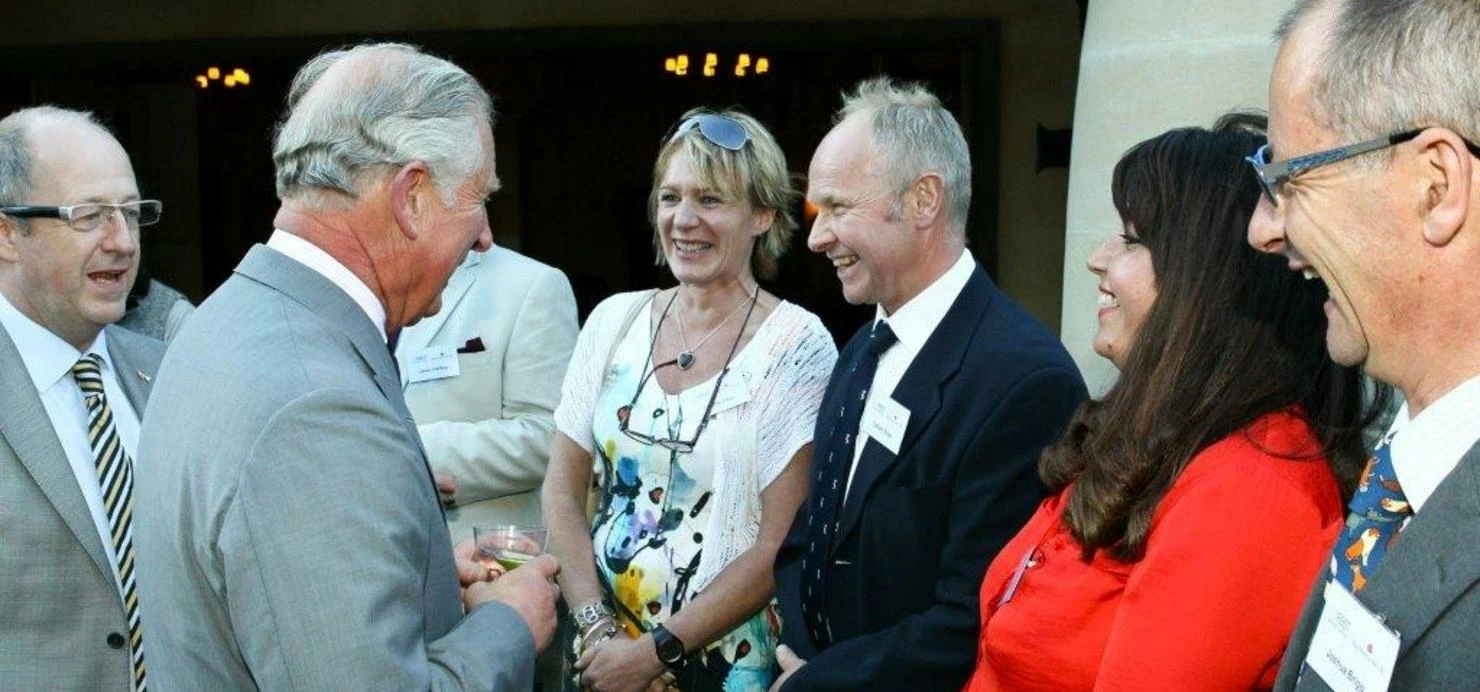 Edge & Sons with HRH The Prince of Wales 