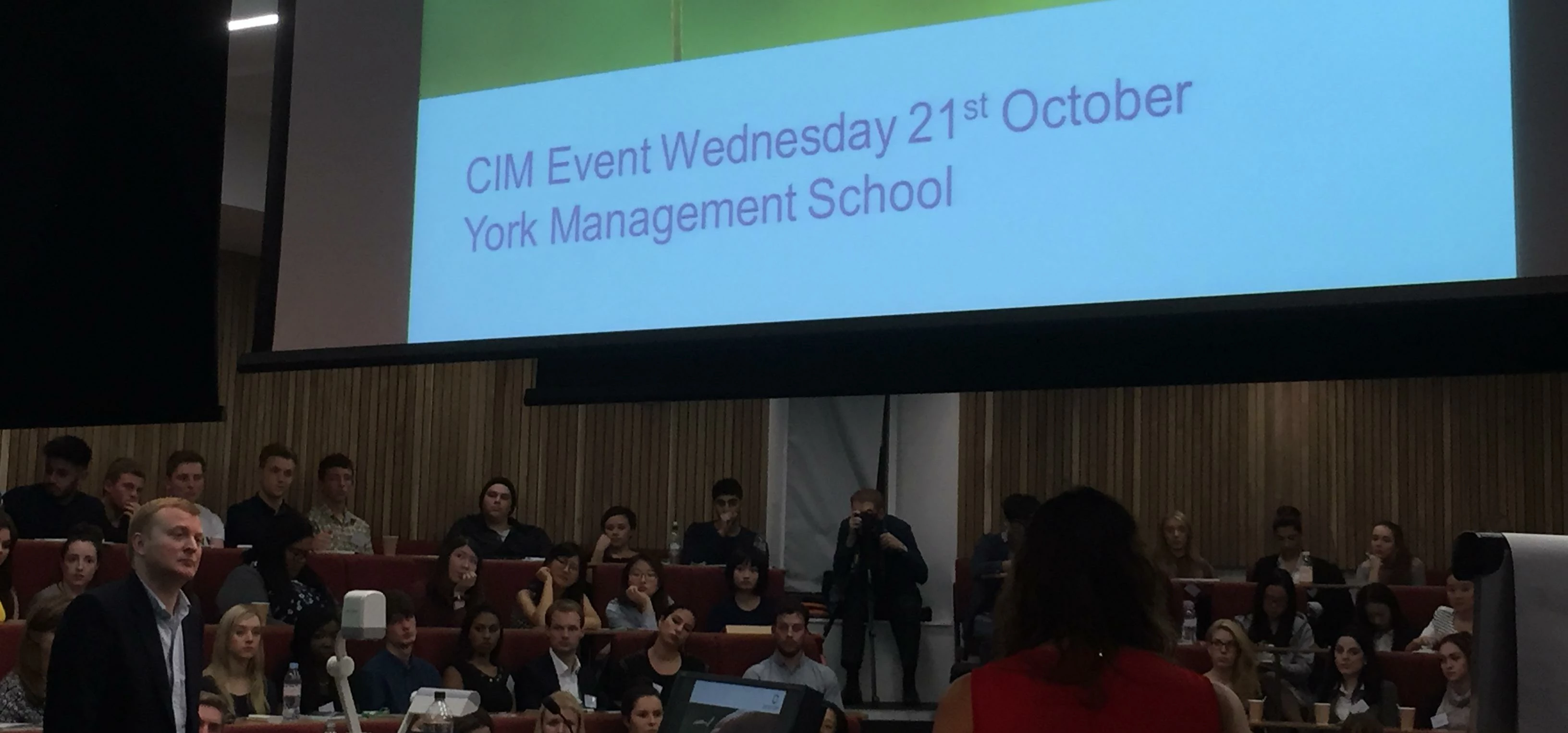 Elevation Recruitment and CIM Marketing Career Event at York Management School 