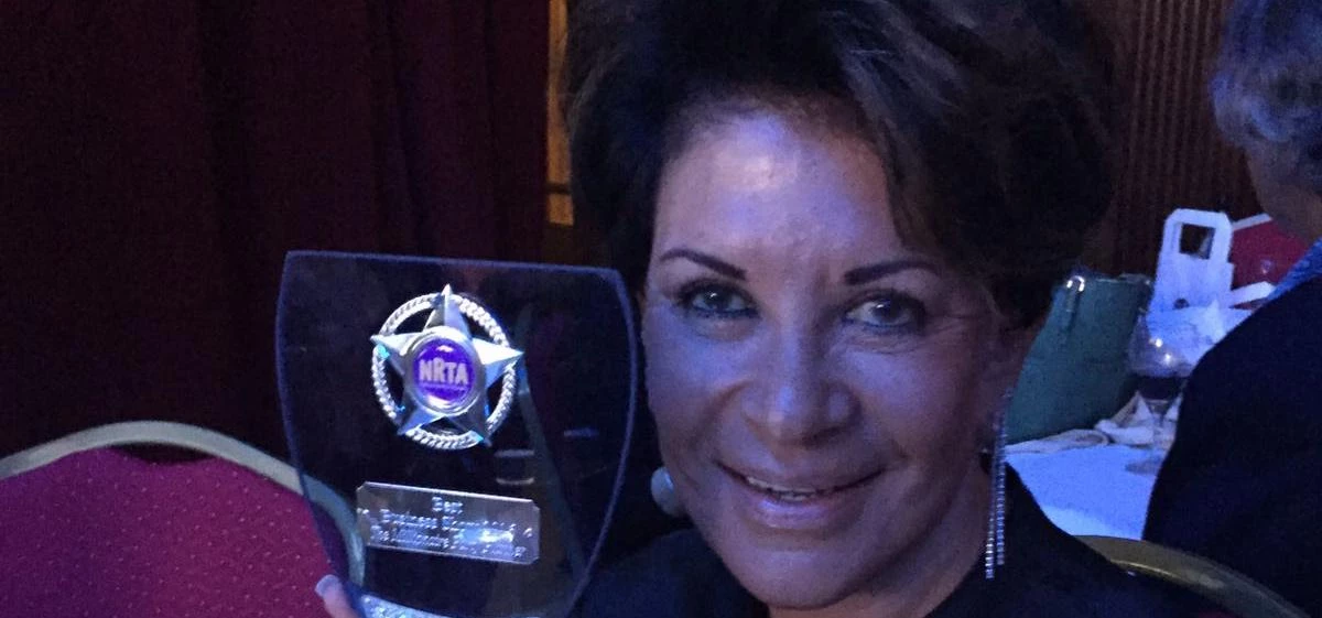 Millionaire Party Planner star Liz Taylor wins Best Business Show Award at National Reality TV Award