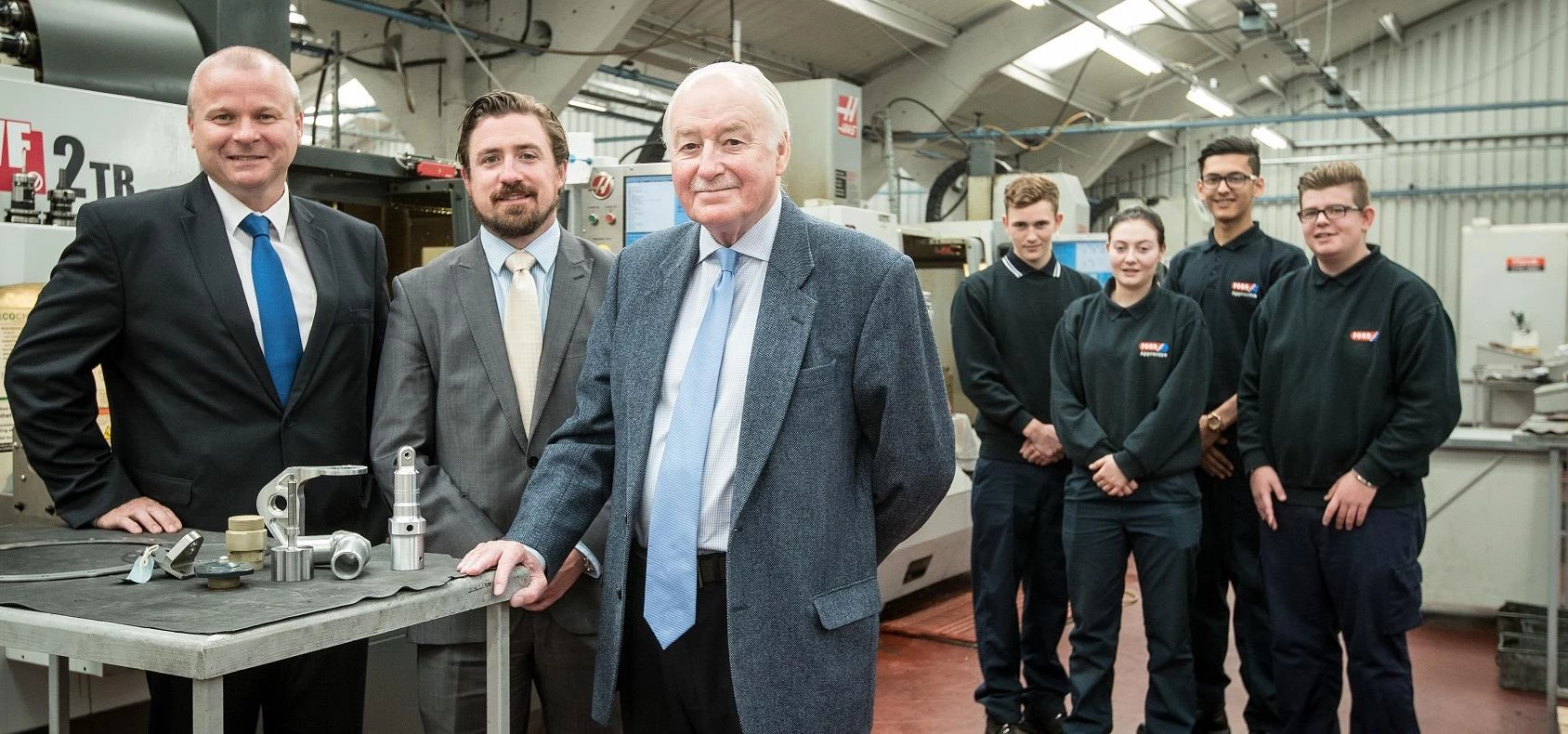 L to R: Ivan Jepson, business development director at Gateshead College; Chris Ford, managing dire