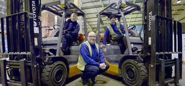 Logistics Manager John Mitcheson at Lanchester Group’s Nest Road, Felling, bonded warehouse. Also pi