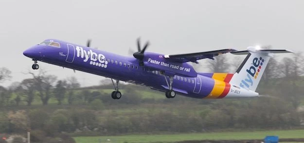 Flybe Purple Plane