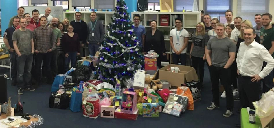 The Communicator team donated gifts to local charity Children North East’s Giving Tree Appeal