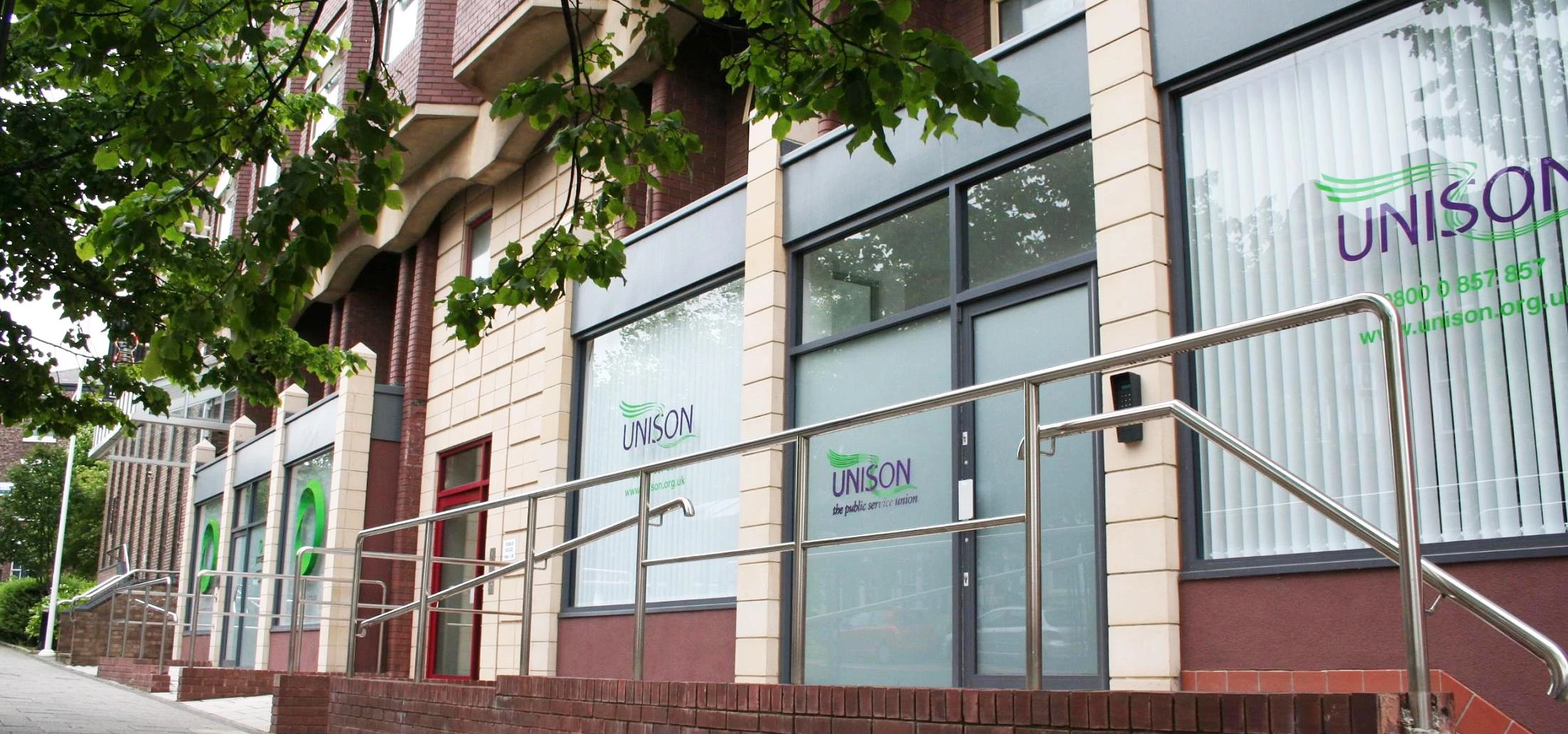 Unison's new office on Queen's Square, Middlesbrough