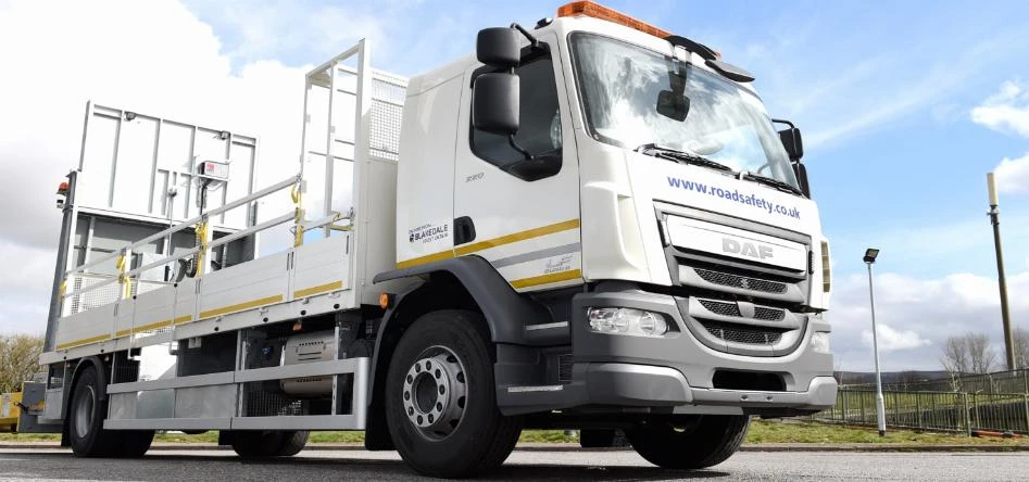 One of the latest state-of-the-art Impact Protection Vehicles added to the Blakedale fleet
