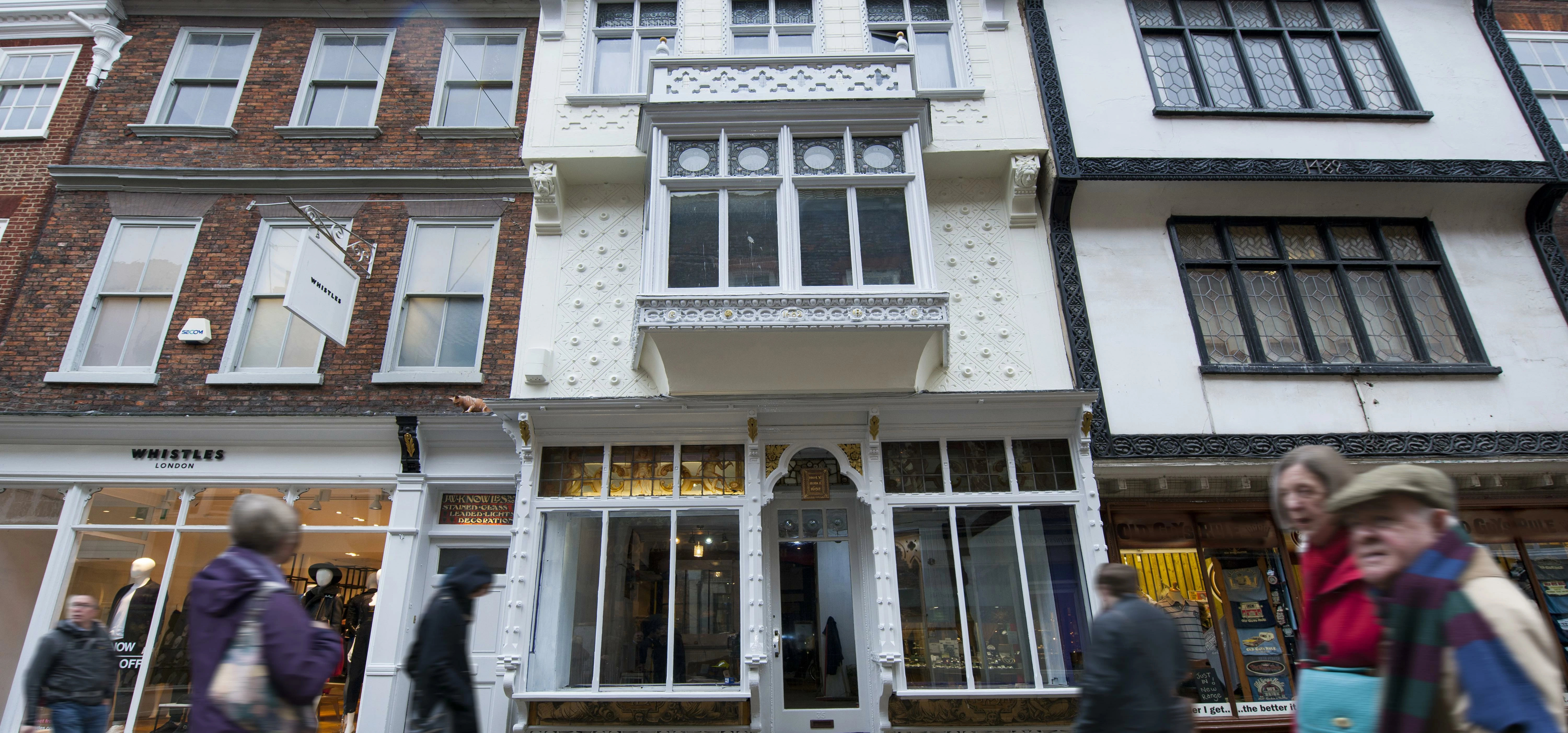 35 Stonegate in York - bought by a wealthy West Yorkshire businessman