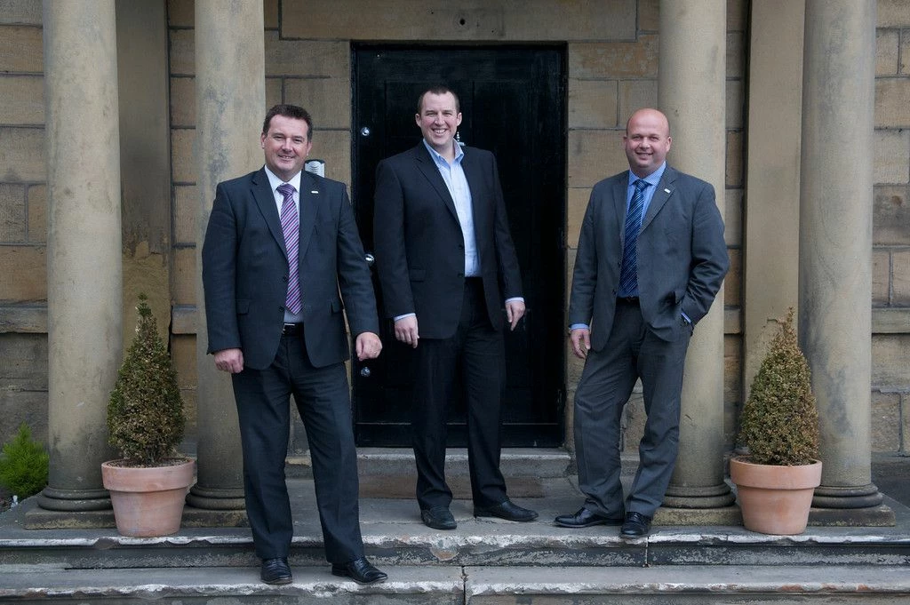 Aspire TS - Directors outside Heworth Hall head office