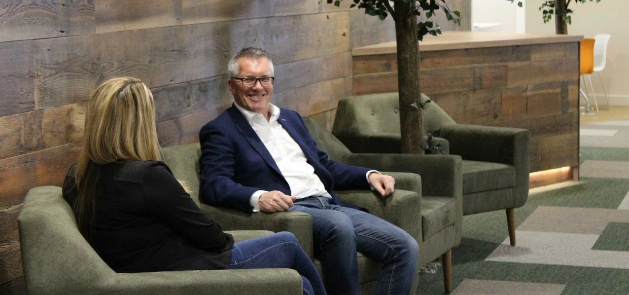 Boxx founder Andrew Moore at Orchard's new Newcastle HQ