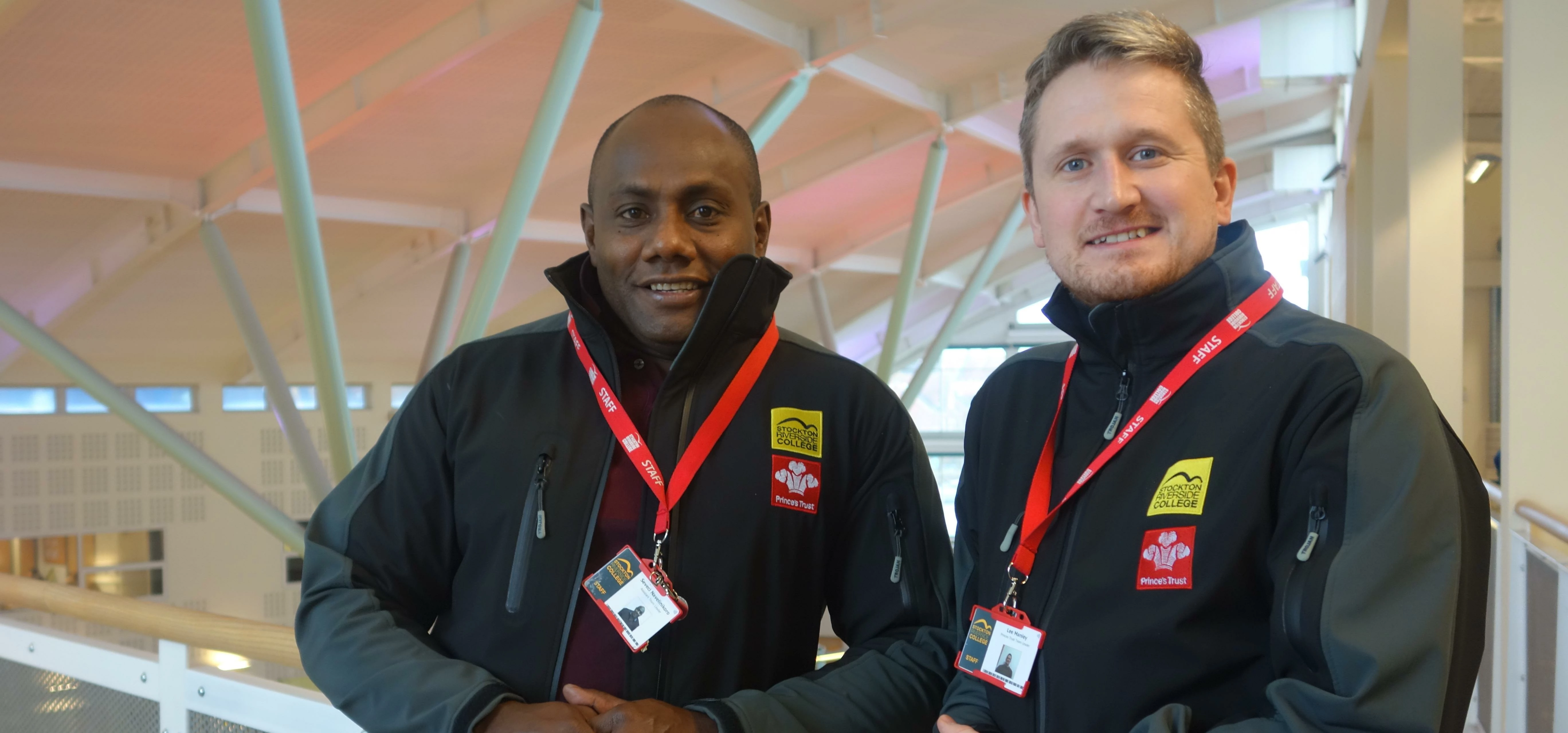 Former soldiers Seveci Navelinikoro (left) and Lee Manley to lead Prince's Trust Team programme in C