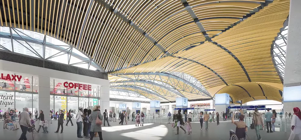 Euston Station is due for a makeover as part of the plans. Image: HS2 Ltd