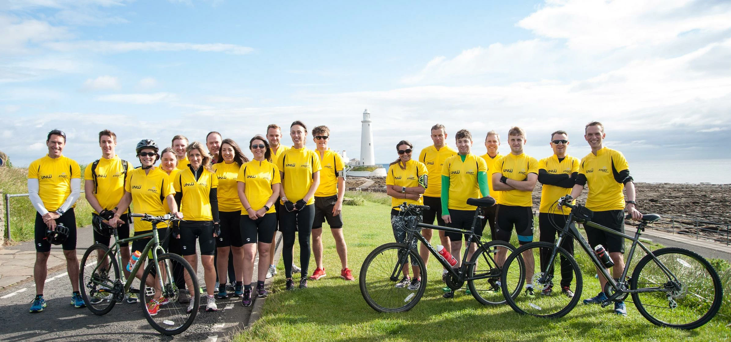 UNW cyclists ready to ride in support of their new nominated charity for 2016