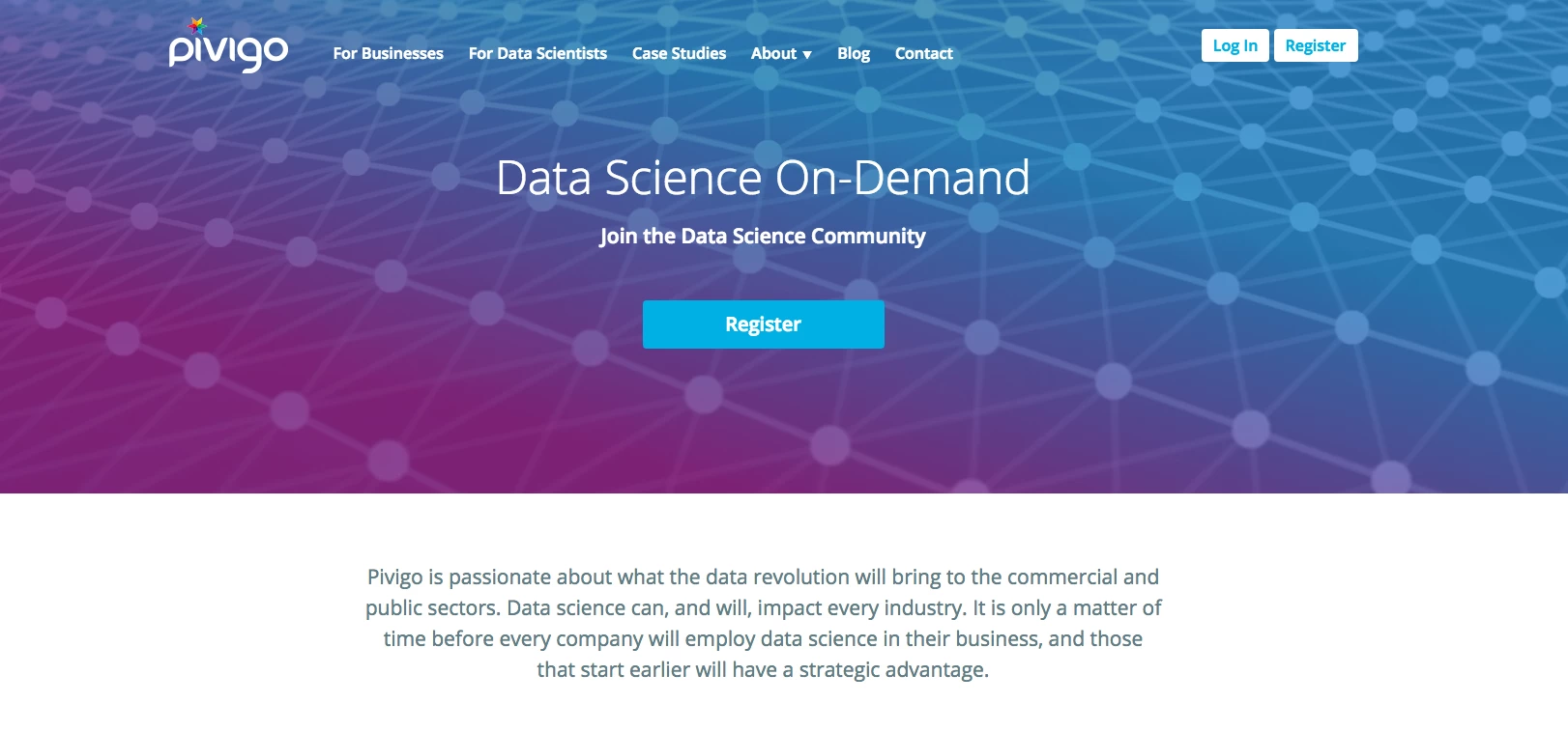 Pivigo has launched Europe's first on-demand marketplace for data scientists.