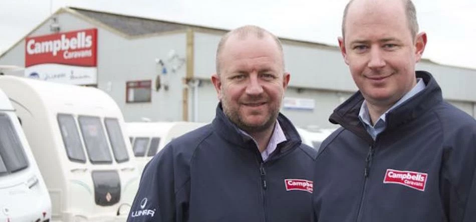 Mike Barnes (left) and Daniel Campbell