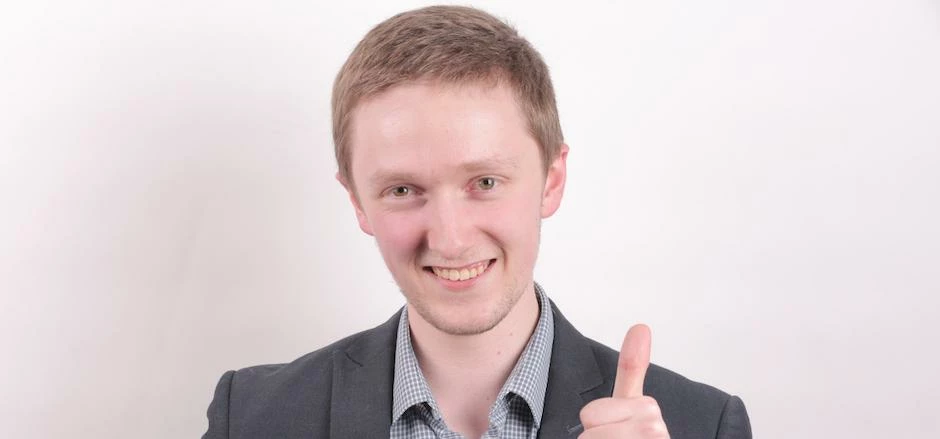 Leeds Trinity University graduate Gareth Craven.