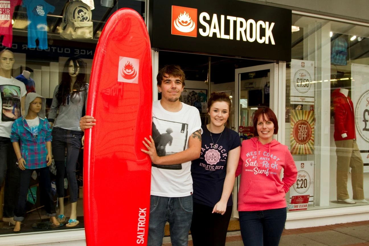 Surf's up as Saltrock splashes into Royal Quays