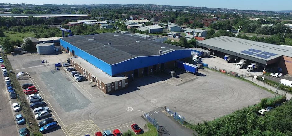 The warehouse at Tinsley Park Road, Sheffield.