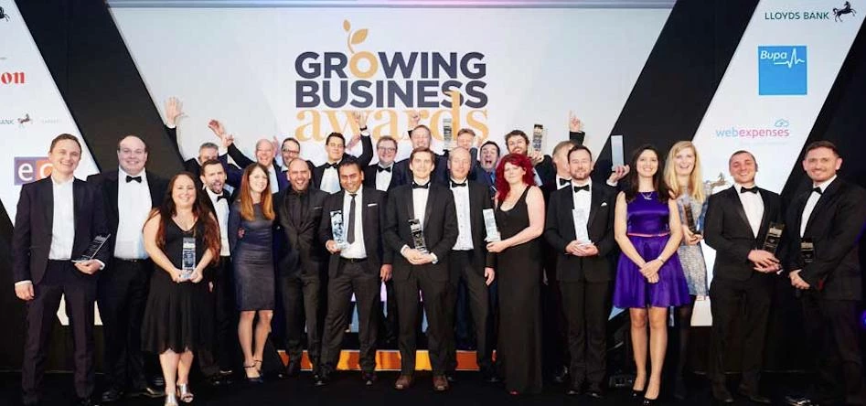 The winners of this year's Growing Business Awards