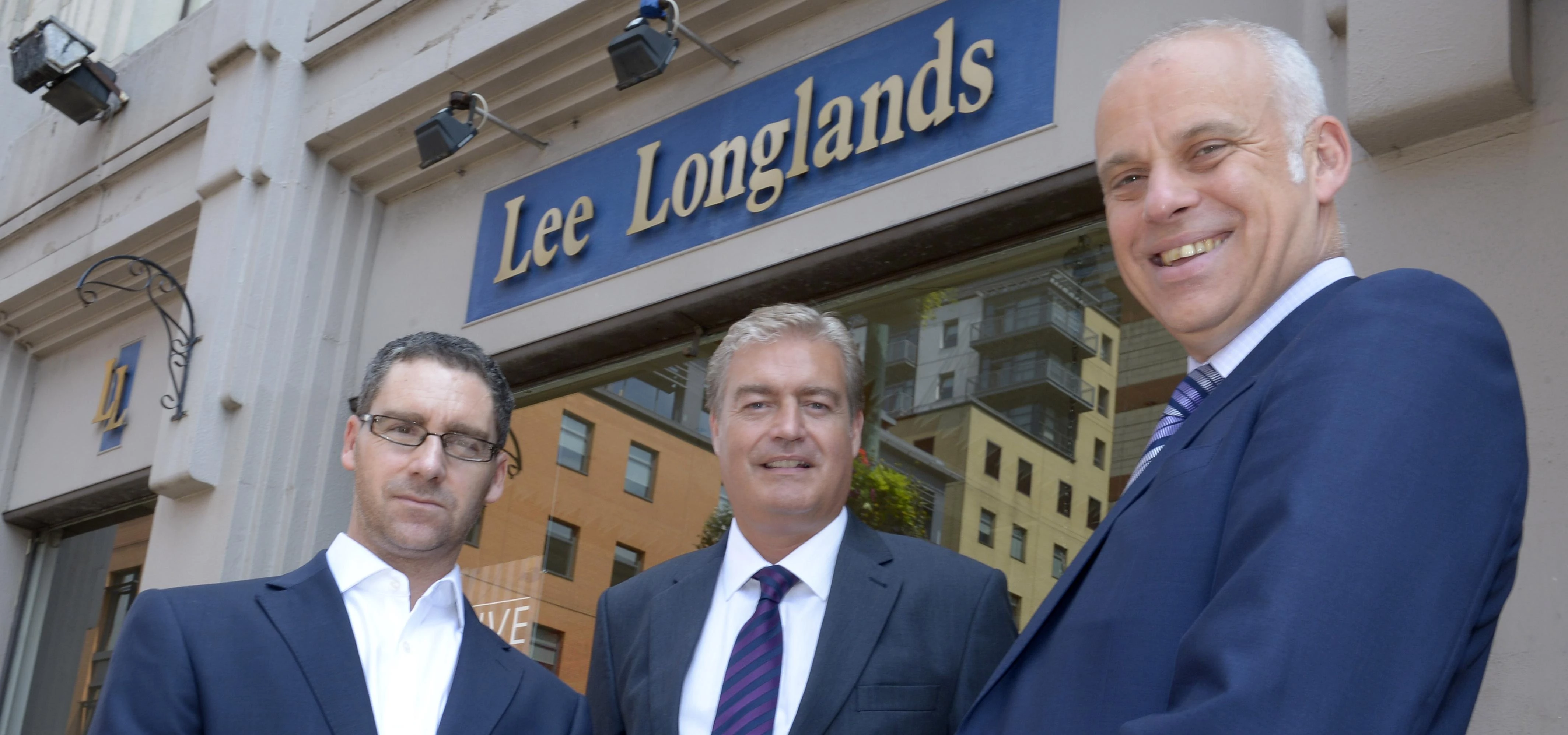 Darren Campo from Lee Longlands, Glenn Williamson and Ian Morgan from RBS.