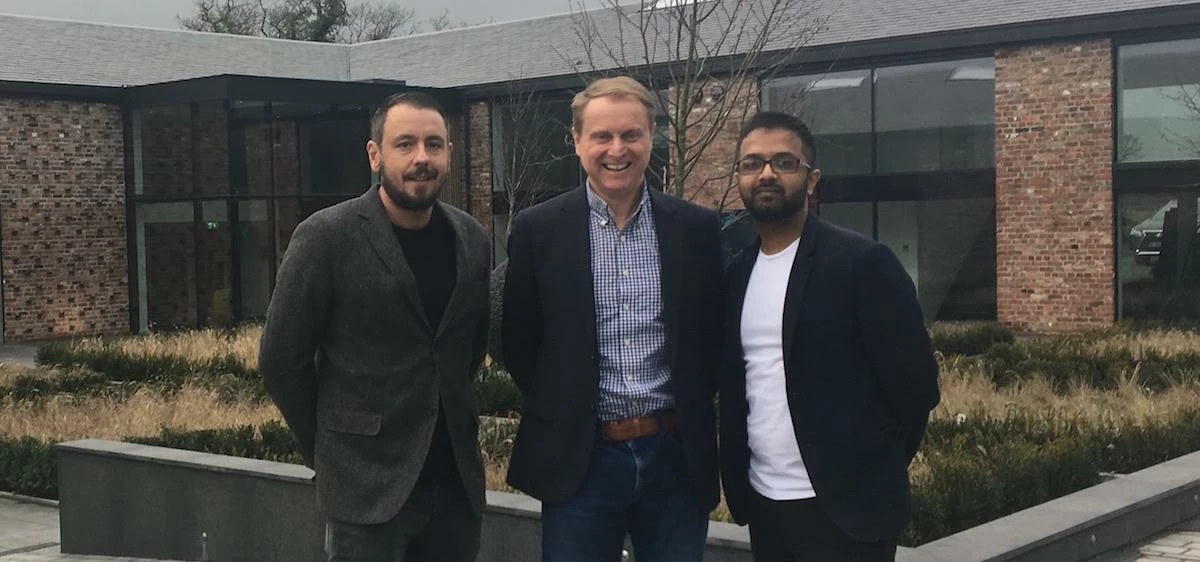 L-R: Web Foundry's James Bishop, Phil Holt and Mitesh Patel