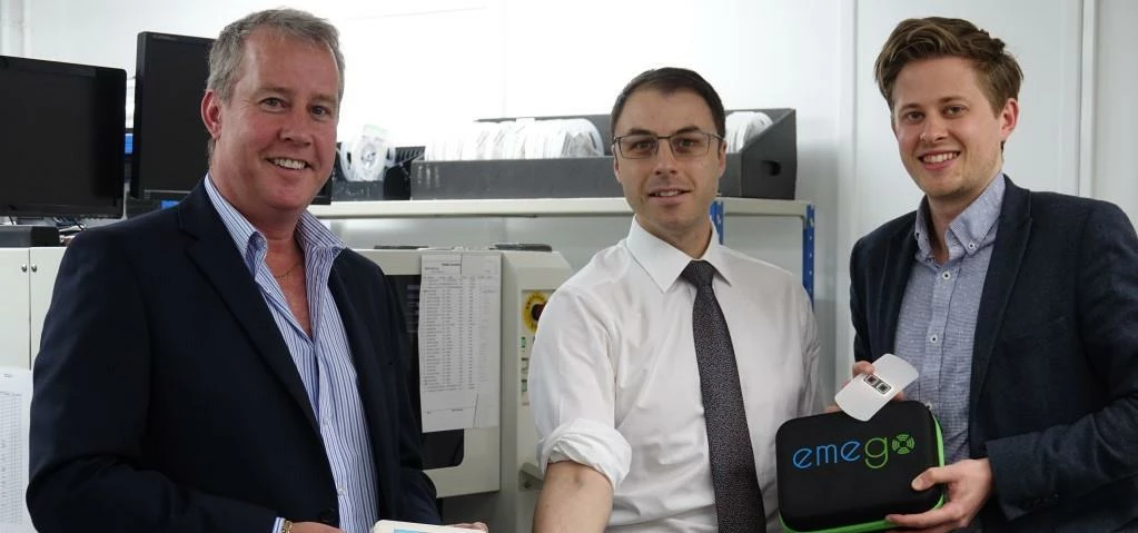 Pictured are GSPK Design MD Paul Marsh, David Ashton-Jones, Disability Action Yorkshire’s Operations