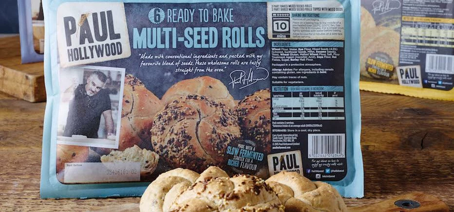 CHILLI designed the packaging for Paul Holllywood's ready to bake rolls.